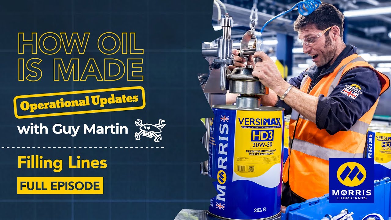 Guy Martin Gets To Grips With Morris Lubricants' Filling Lines