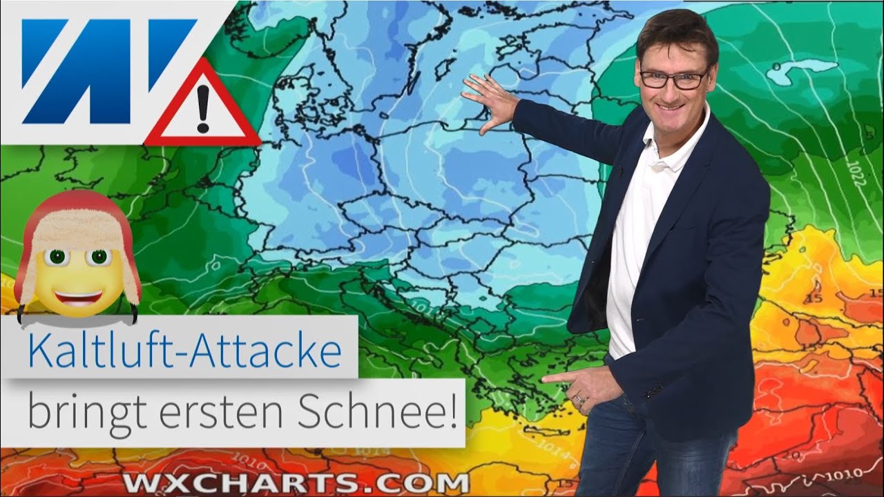 Frostige Polarluft rauscht nach Deutschland! Nachtfrost und glatte Stra&szlig;en. In h&ouml;heren Lagen Schnee!