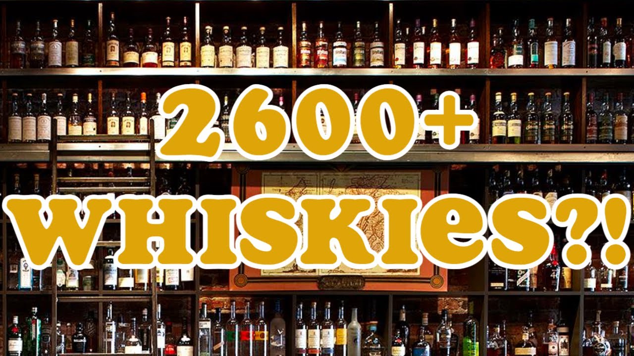 Trying Rare Whiskies at an incredible Whisky Bar