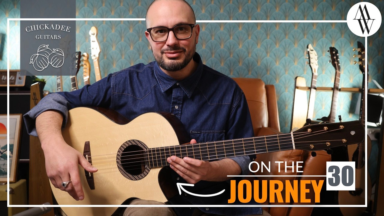 Держу пари, вы ещё ни на одной из них не играли! Chickadee Guitars Grand OM - On The Journey - Ак...