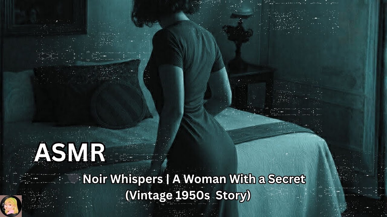 💋ASMR🖤 Noir Whispers | A Woman With a Secret (Vintage 1950s ASMR Story)💋