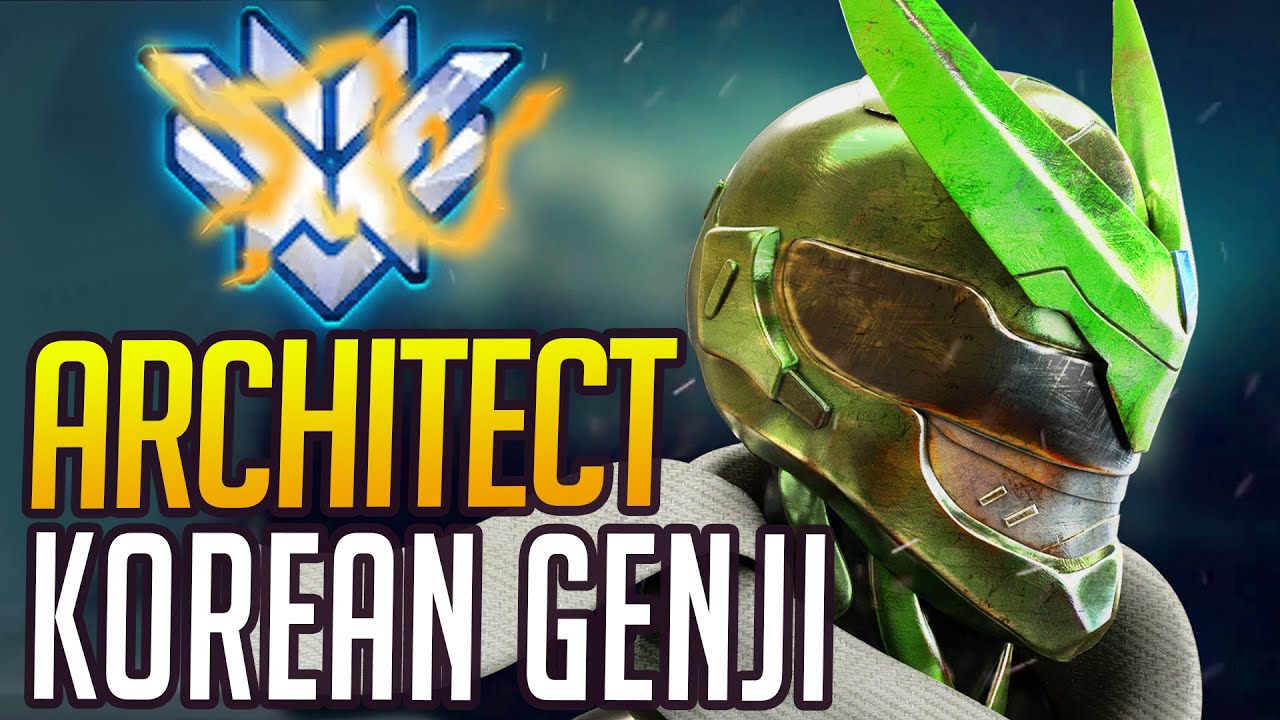 BEST OF ARCHITECT - KOREAN GENJI GOD | Overwatch Architect Montage & Esports Facts