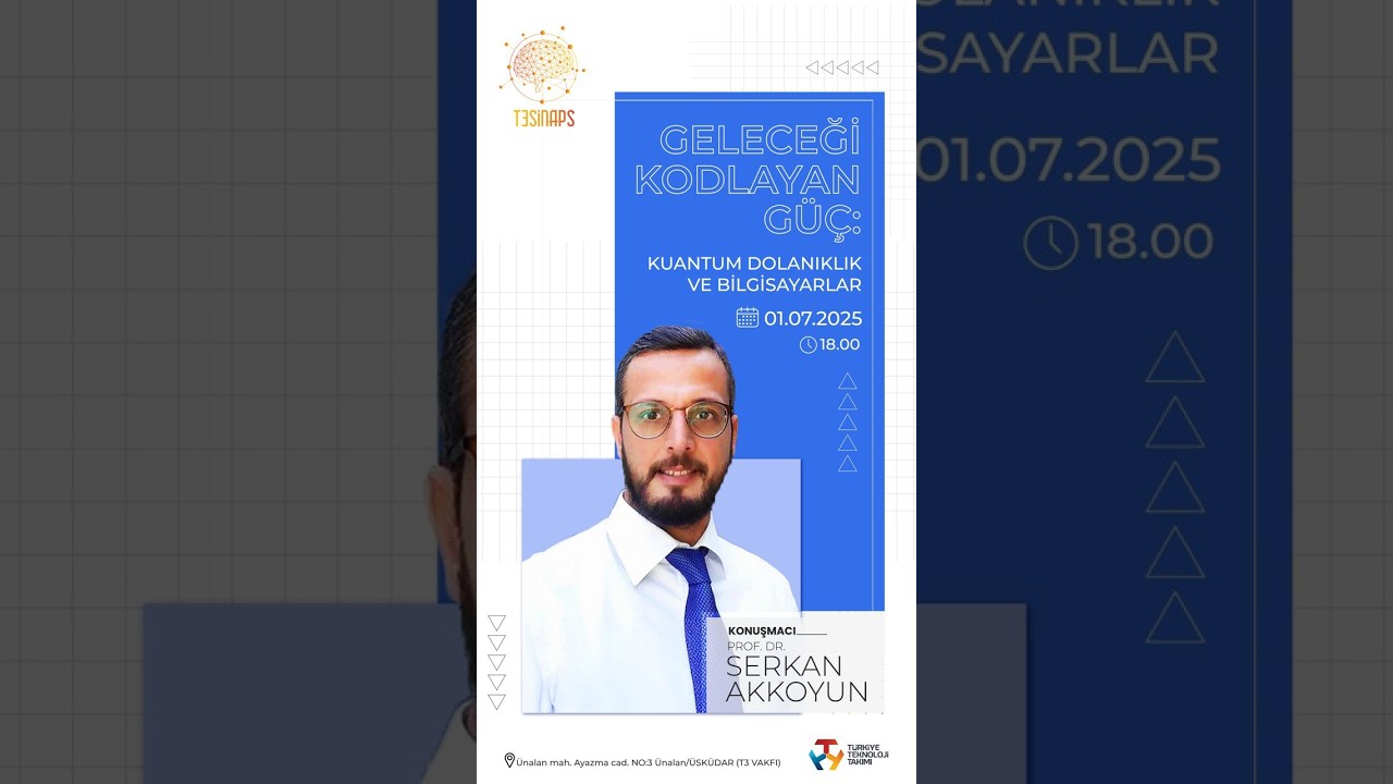 T3 Sinaps- Geleceği Kodlayan Güç: Kuantum Dolanıklık ve Bilgisayarlar / Serkan Akkoyun