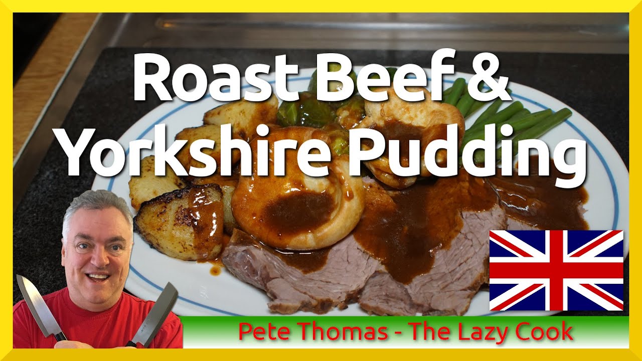 The Best Roast Beef with Yorkshire Pudding Sunday Dinner 😋🇬🇧