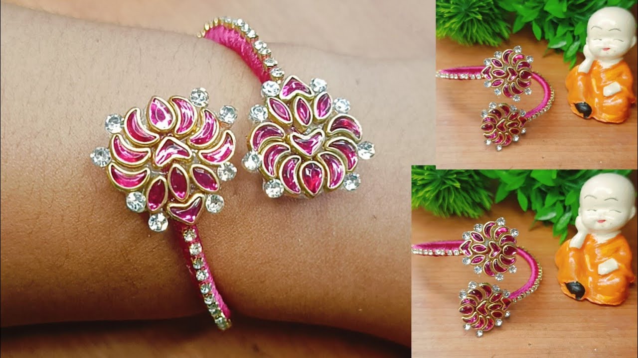 Beautiful Bracelet Bangle making process//Handmade Silk Thread Bangle//Trending Bracelet Bangle