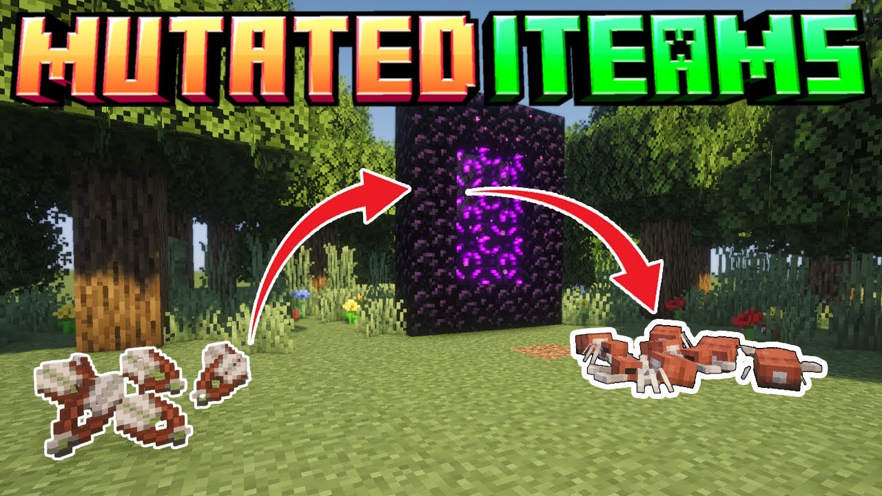 Mutating items into mobs