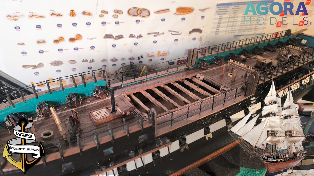 🚨 EN VIVO: Construyendo el USS Constitution de Agora Models Ep. 73⚓