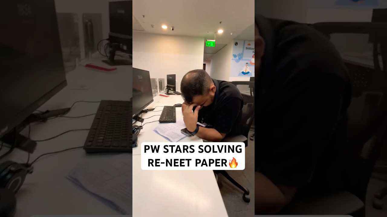 PW Stars solving Re-NEET Paper🔥 - #neet #reneet #physics #yakeen2