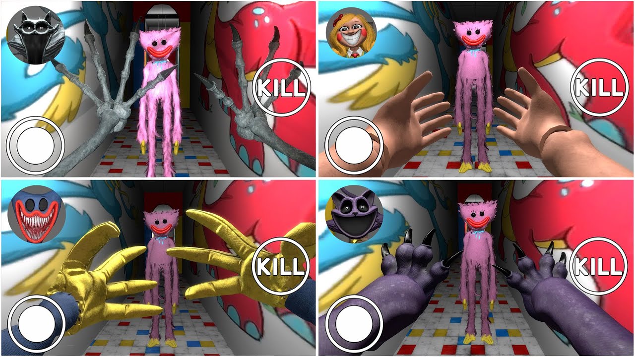 All What if I BECOME EVERYONE and kill KISSY MISSY? (Poppy Playtime: Chapter 2,3,4 (Garry's Mod)