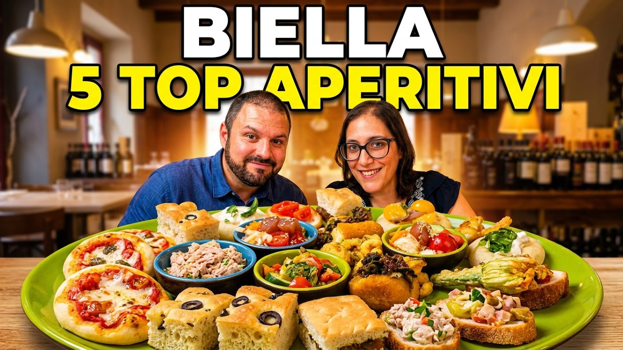BIELLA FOOD TOUR - Guida ai 5 migliori aperitivi della città 🍸🍹🍷🥃