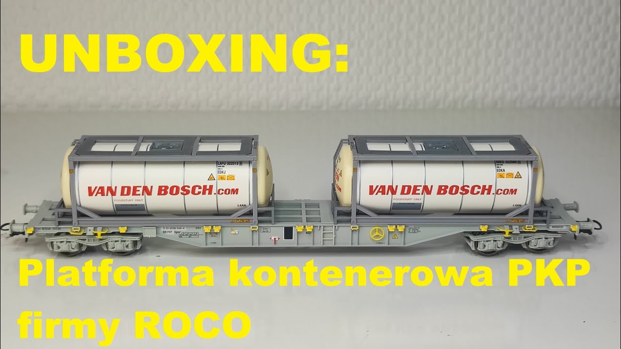 UNBOXING: Platforma kontenerowa PKP firmy ROCO
