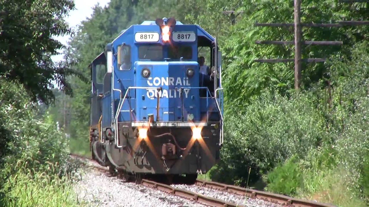 HD: More Conrail Quality SD40-2! Very Nice RS3L and K5LA!