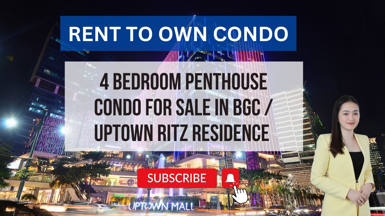 4 BEDROOM PENTHOUSE IN BGC / RENT TO OWN / READY FOR OCCUPANCY