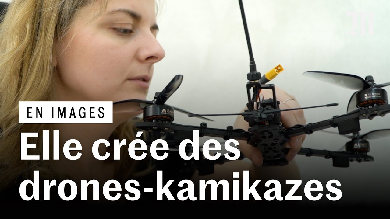 Ukraine : elle fabrique des drones-kamikazes dans son salon