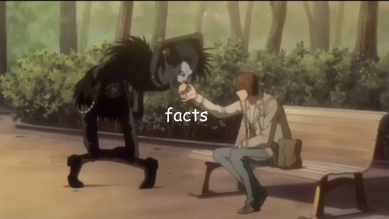 ryuk being ryuk (and me roasting light yagami) for 4 minutes straight