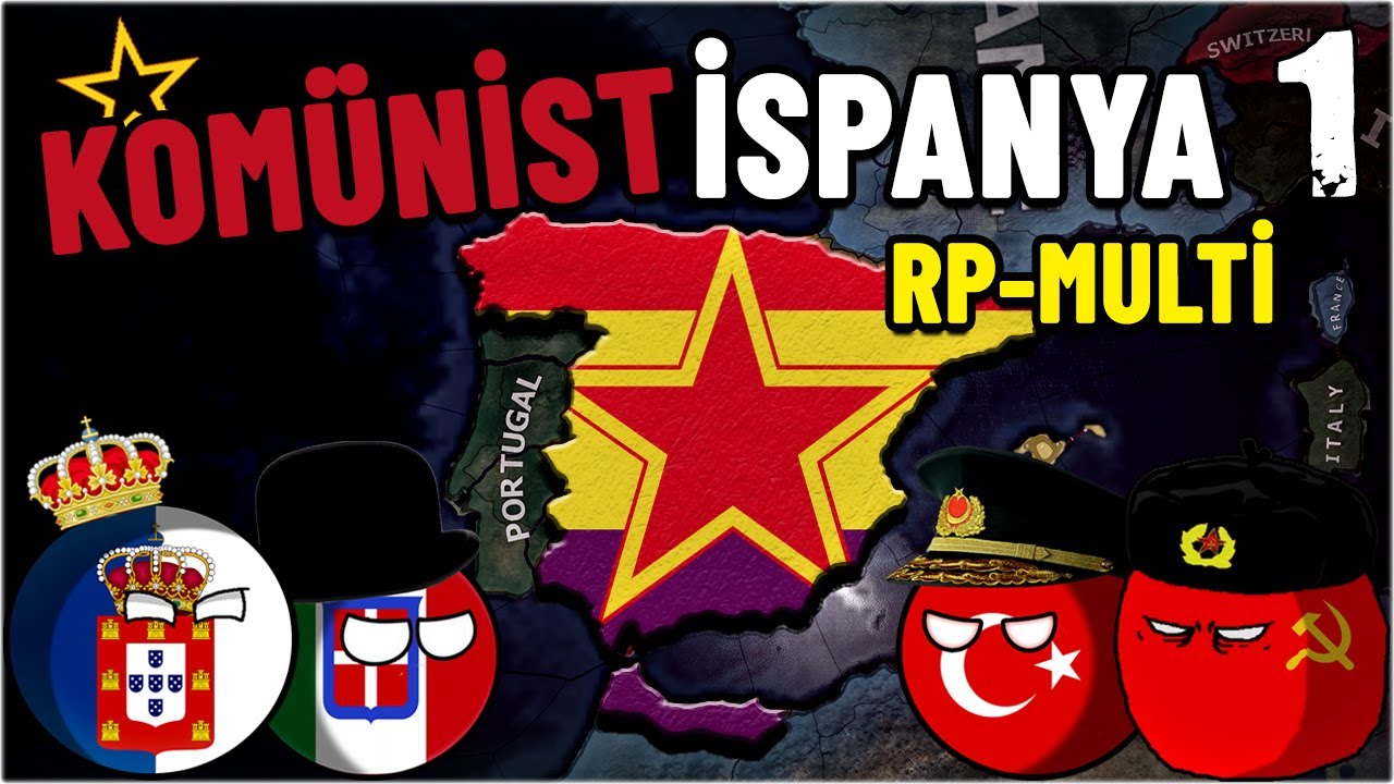AY CARMELA | HEARTS OF IRON 4 - MULTIPLAYER | KOMÜNİST İSPANYA#1