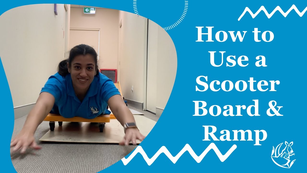 How to Use a Scooter Board and Ramp