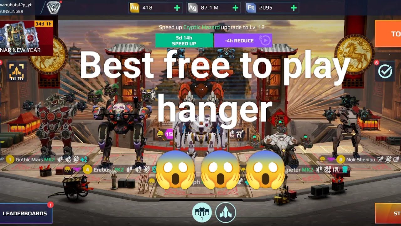 No meta in champion league #warrobots 