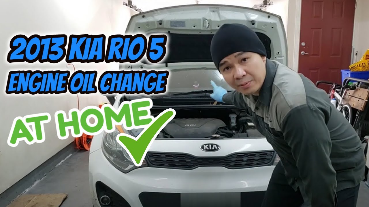 [Обслуживание автомобиля своими руками] Как заменить масло в KIA Rio 2013 года