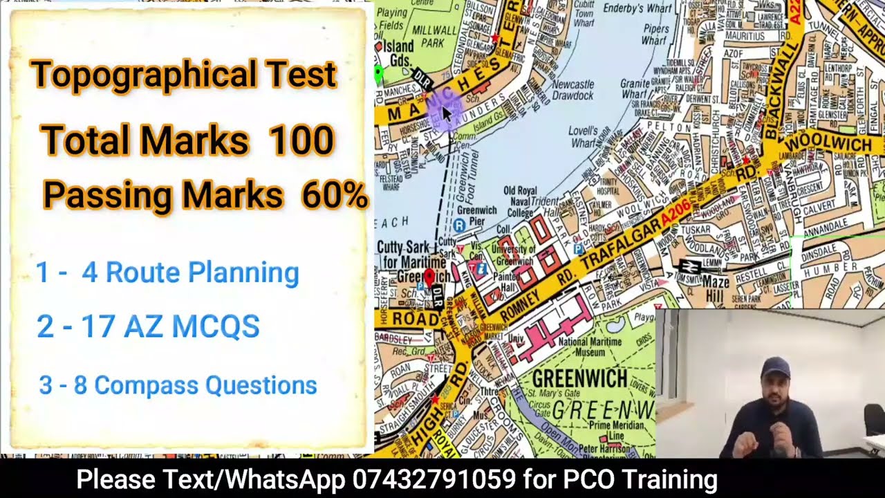 TFL Topographical skills assessment Test 2025,full form of TFL Topographical Test 