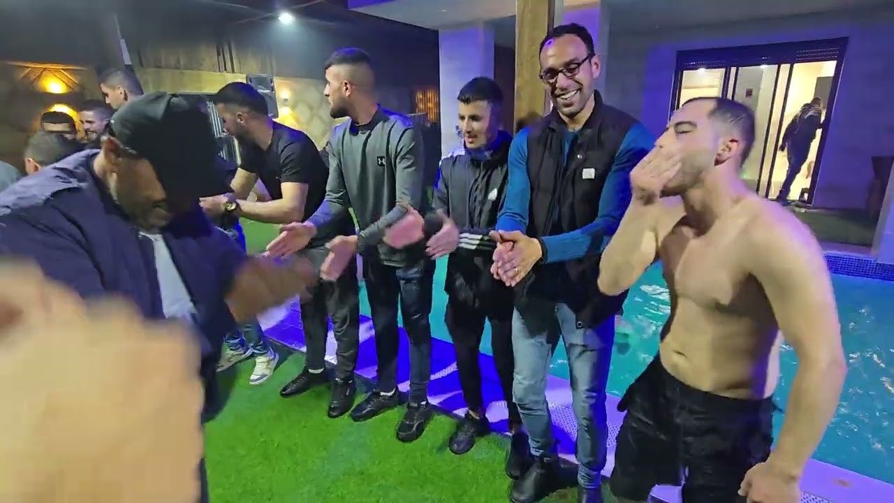 حمام العريس لطفي عوض جابر الخليل الف الف مبروووك 