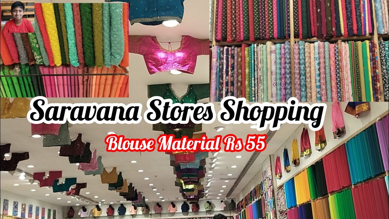 Super Saravana Stores Best Running Material For Blouse,Salwar Collection/Ready Made Blouse/Shopping 
