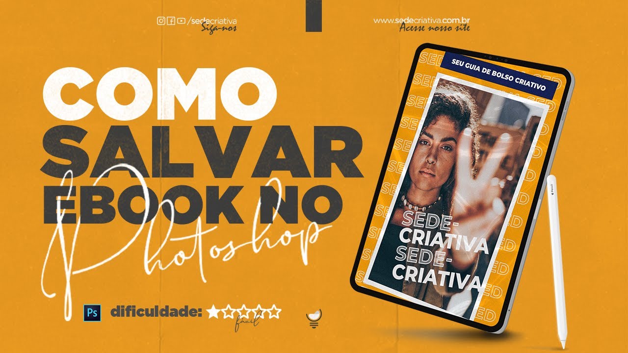 Como salvar ebook no #Photoshop
