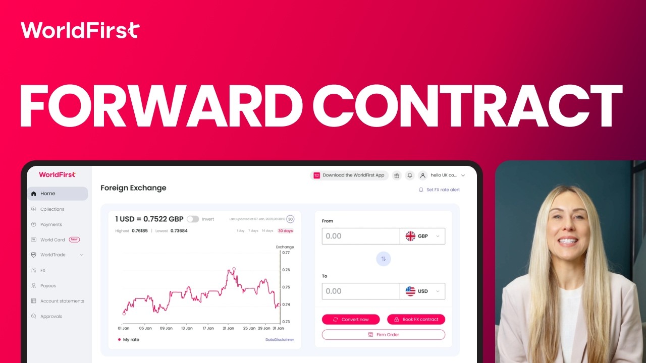 How to Use FX Forwards to Lock Your Exchange Rate | WorldFirst Tutorial