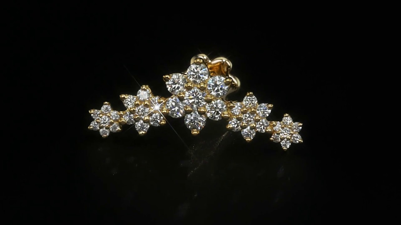 Maria Tash: Five Flower Garland Diamond Earring