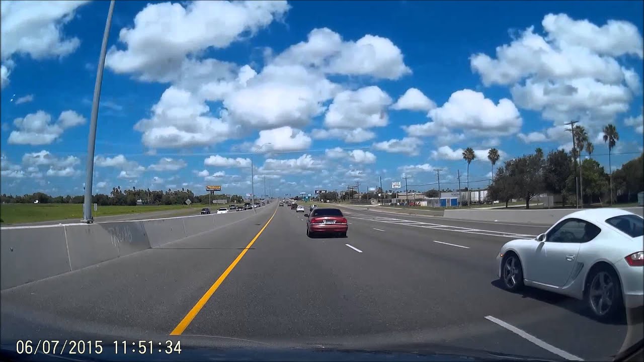 From Brownsville, Tx to Mcallen Tx dash cam