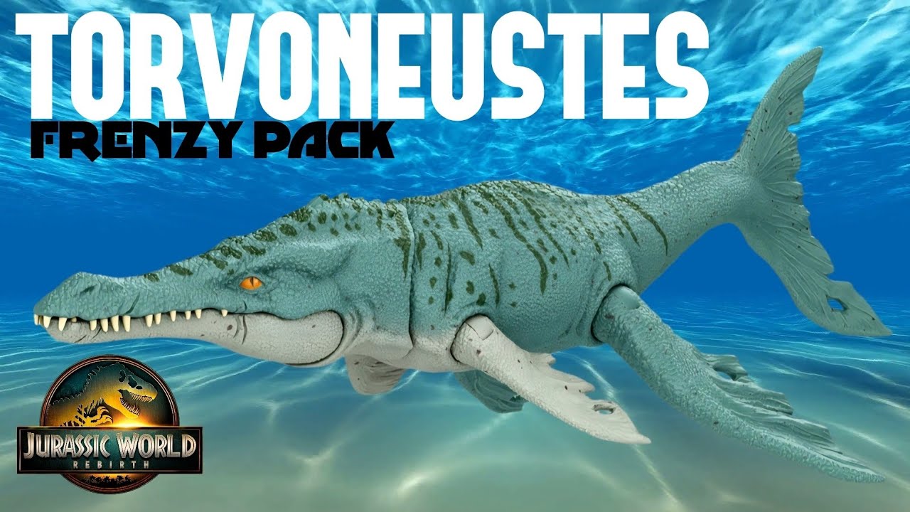 Jurassic World Rebirth Frenzy Pack Torvoneustes Review! #2025 #mattel