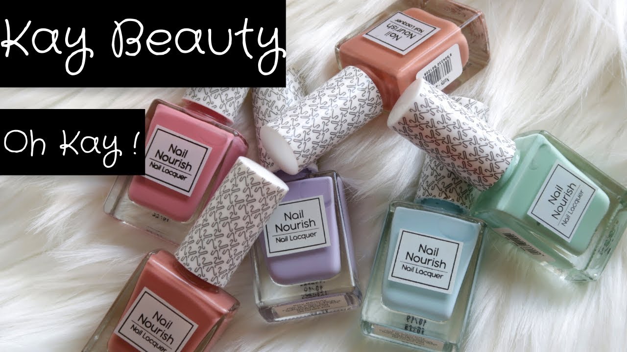 Kay Beauty Nail Polish Swatches | 6 Shades | #itskaytobeyou | Kay Beauty by Katrina Kaif