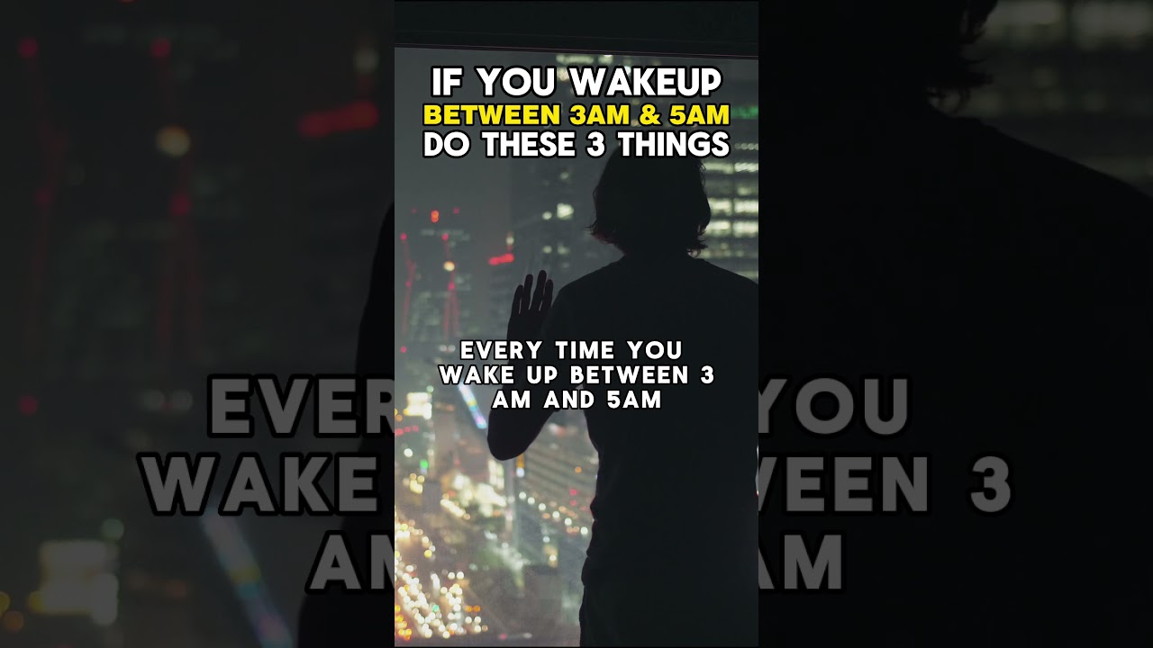 IF YOU WAKE UP BETWEEN 3AM & 5AM. DO THESE 3 THINGS By Miz Mzwakhe Tancredi  #meditation