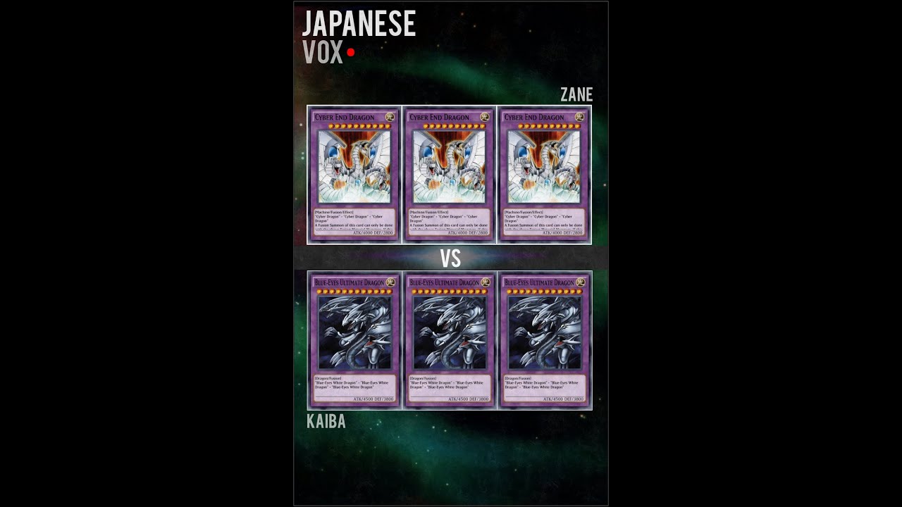 Yugioh Duel Links - Japanese VOX! If 3 Cyber End Dragon meets 3 Blue Eyes Ultimate Dragon!