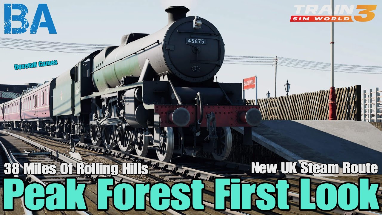 Peak Forest FIRST LOOK - New UK Steam Route - Derbyshire - Train Sim World 3