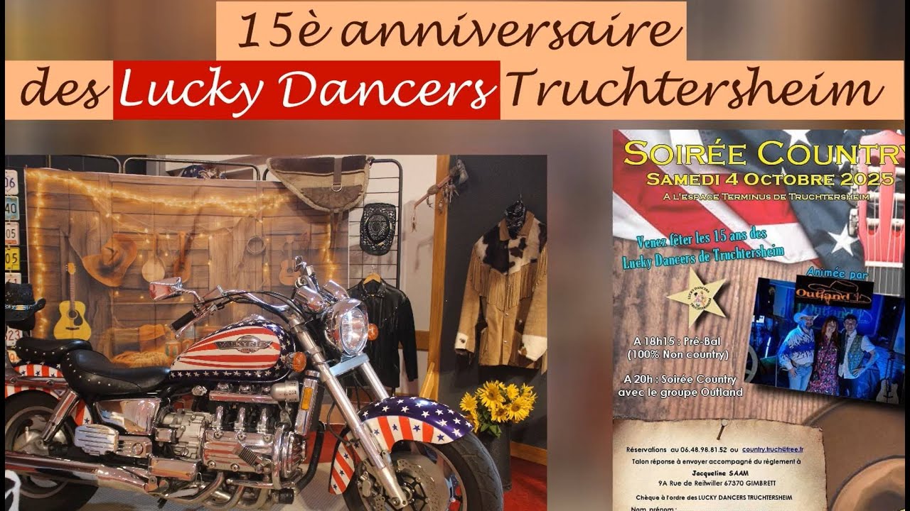 Soirée annuelle 2025 chez les Lucky Dancers Truchtersheim