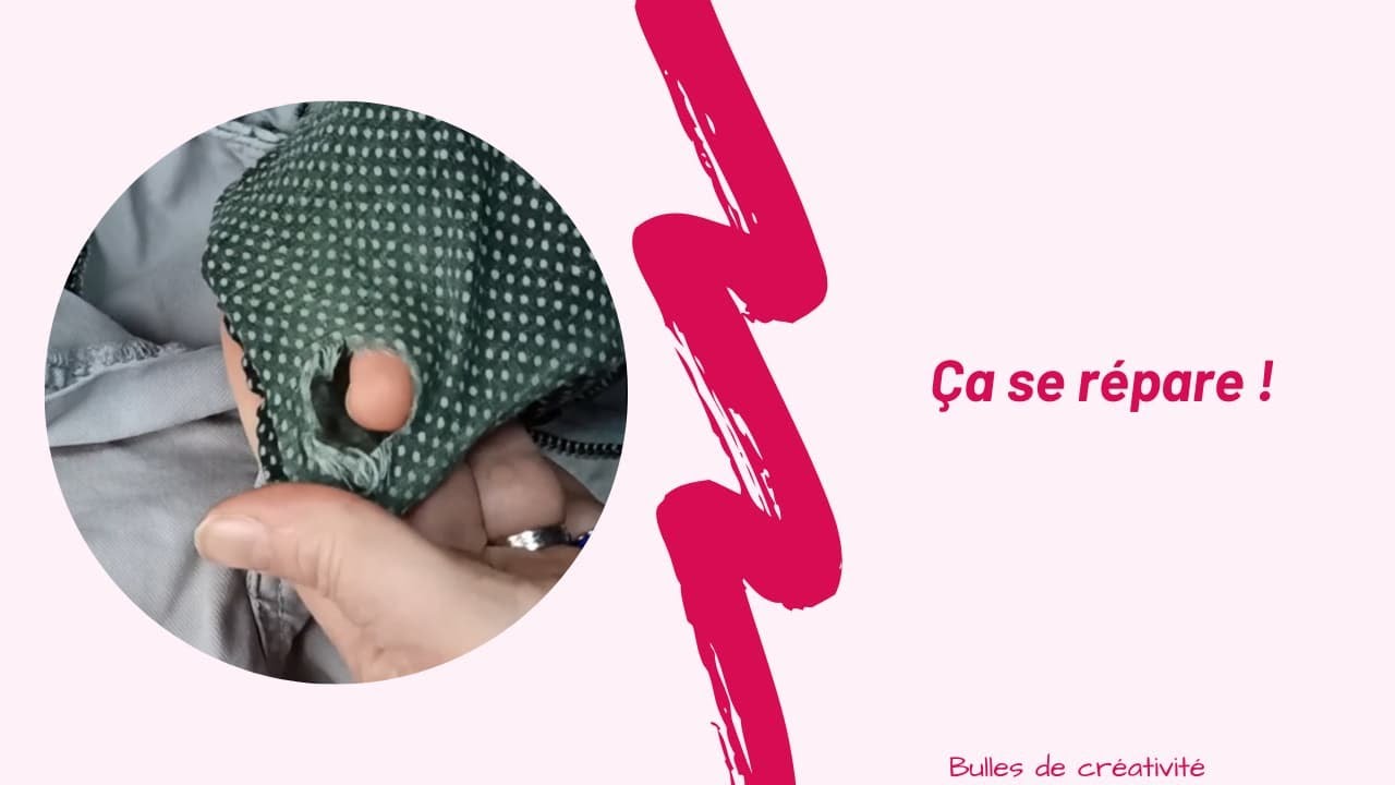 Poche de pantalon trouée : ma méthode simple pour une réparation qui tient - Bulles de créativité
