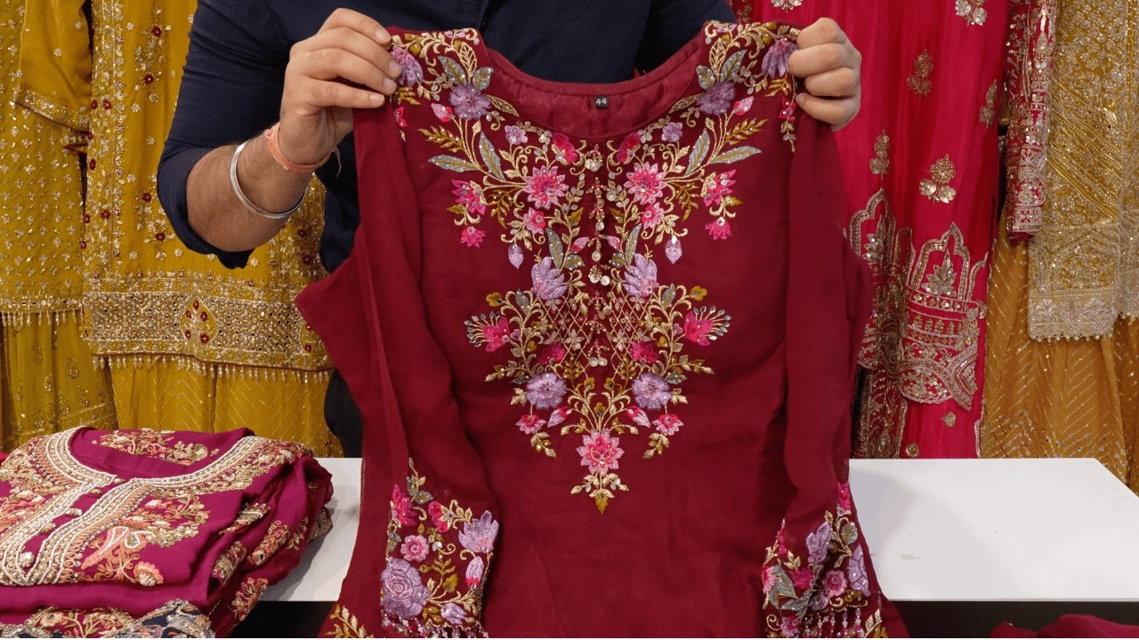 Elegant & Heavy Party Wear Sharara/Palazzo Suits