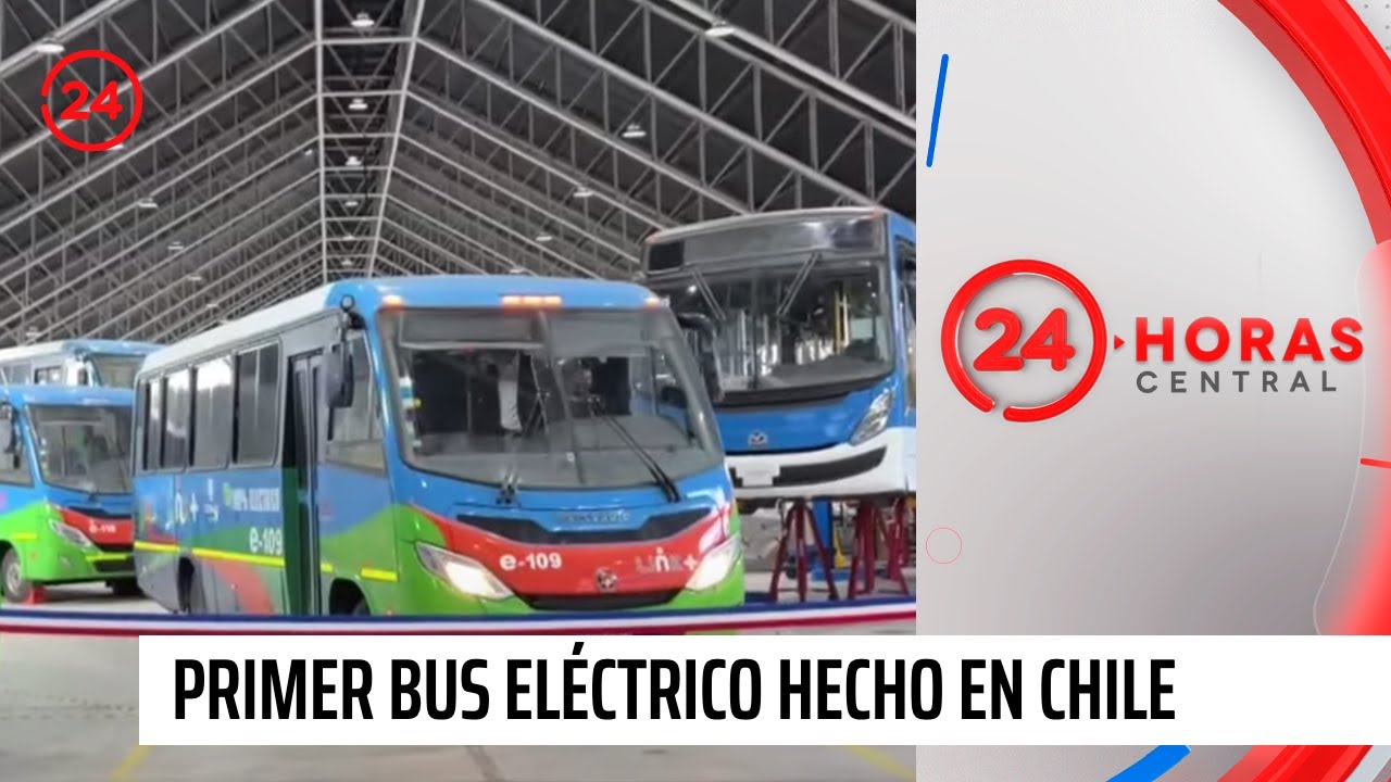 Así es el primer bus eléctrico hecho en Chile | 24 Horas TVN Chile