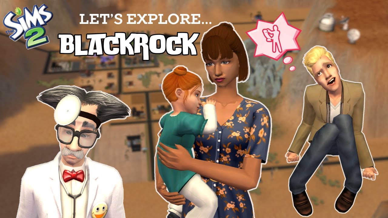 Amazing Lore in Black Rock!🐪🤩 Sims 2 Neighbourhood Showcase