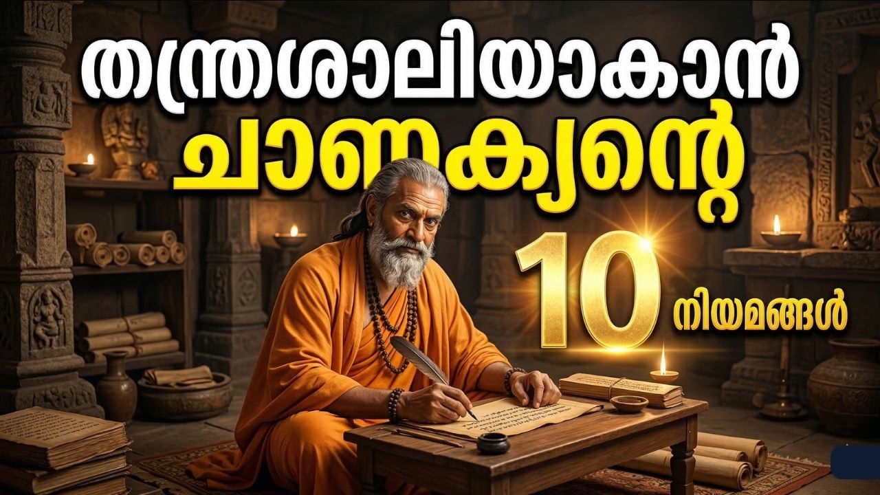 തന്ത്രശാലിയാകാൻ ചാണക്യൻ്റെ 10 നിയമങ്ങൾ | Chanakya Neeti Malayalam | 10 Rules for Success