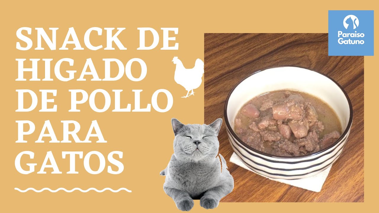 Receta de hígado de pollo para Gatos. Les encanta!!