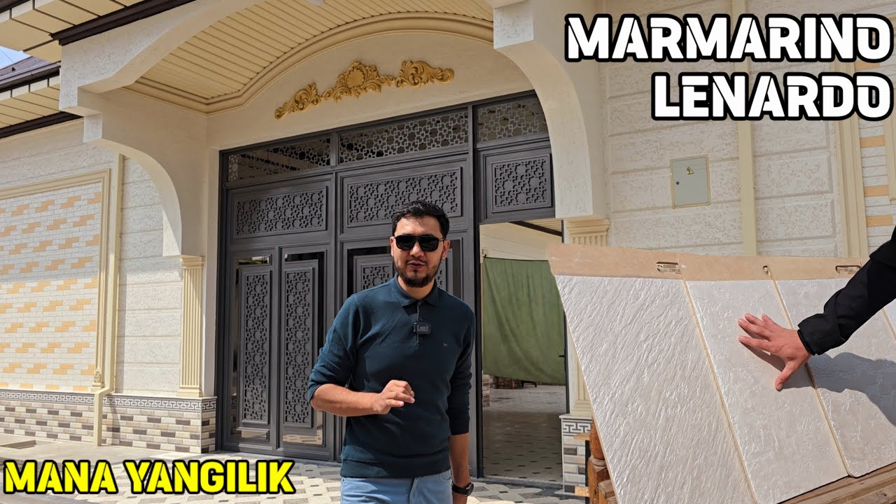 SONGGI YANGILIK LENARDO VA MARMARINO FASADGA TRAVERTIN QILISH XIZMATI 2024