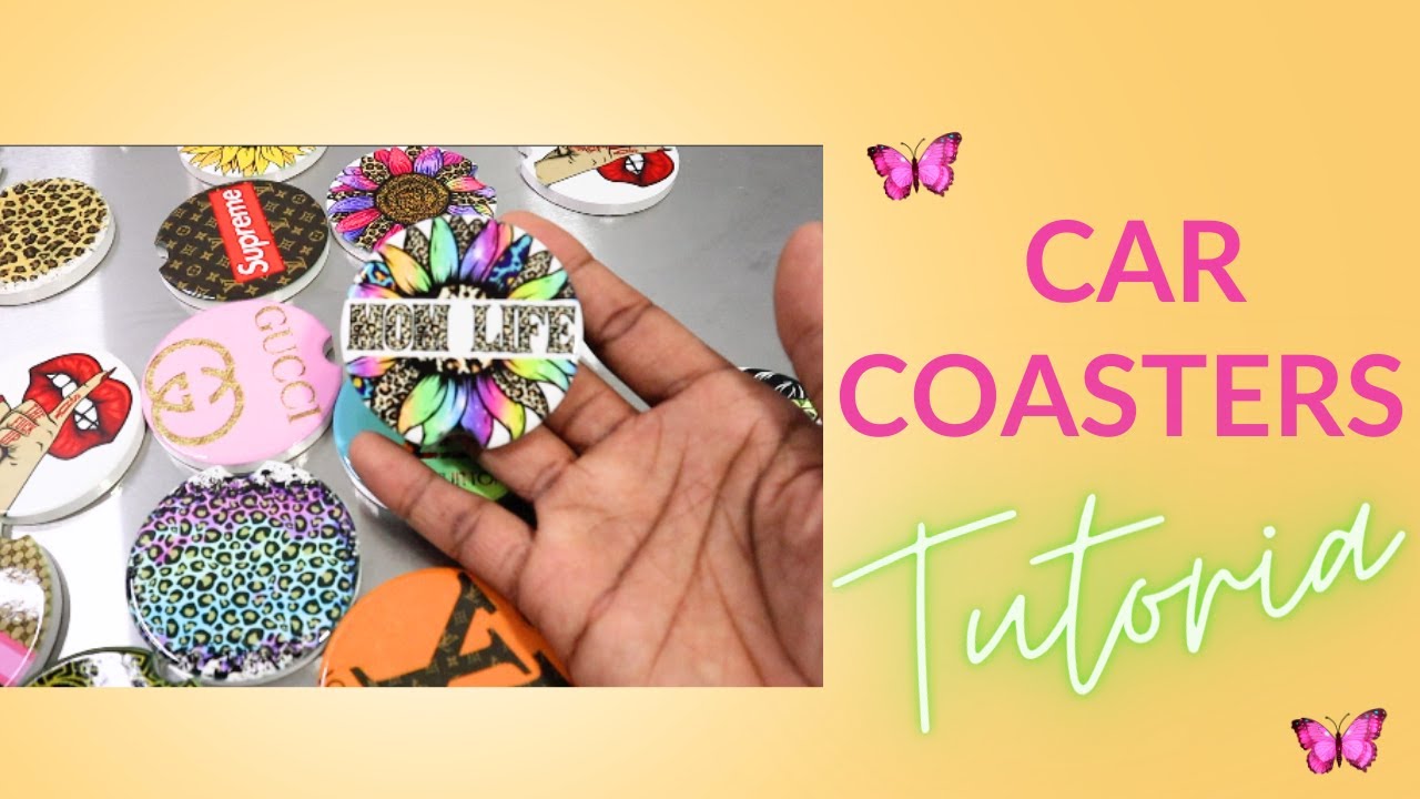 How To Sublimate Ceramic Car Coaster