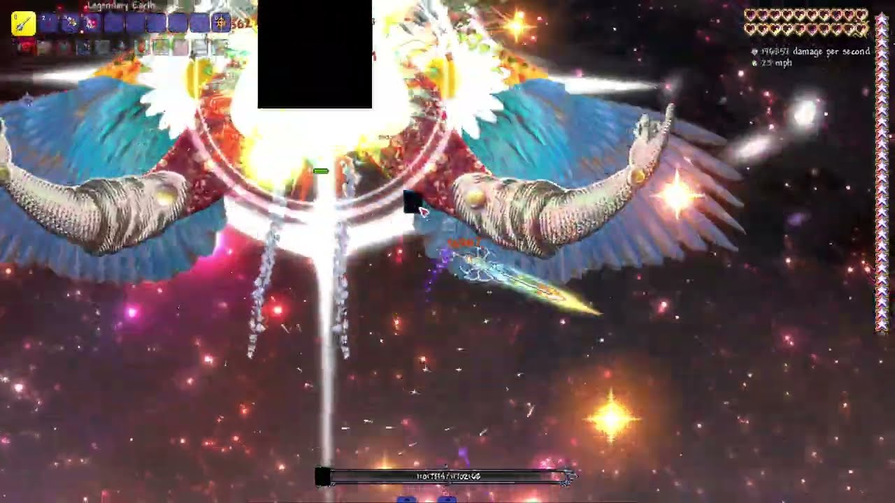 Nameless Deity fight no hit excepto unos cuantos hits