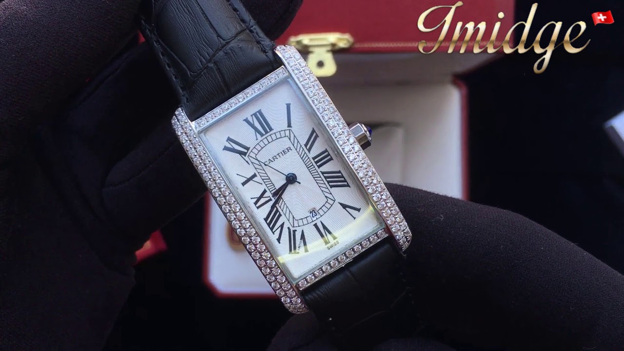 Обзор часов Cartier Tank Americaine  (№MX2380)