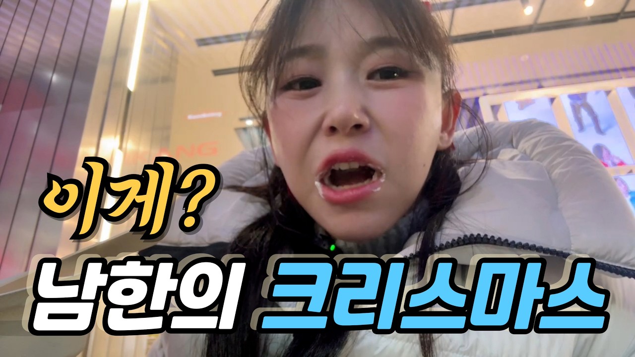 북한에선 절대 볼 수 없는 풍경… 크리스마스 명동 브이로그