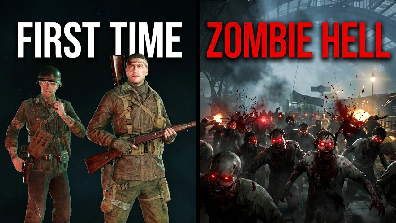 Frist time in Zombie Army Dead War 4 with the boyz