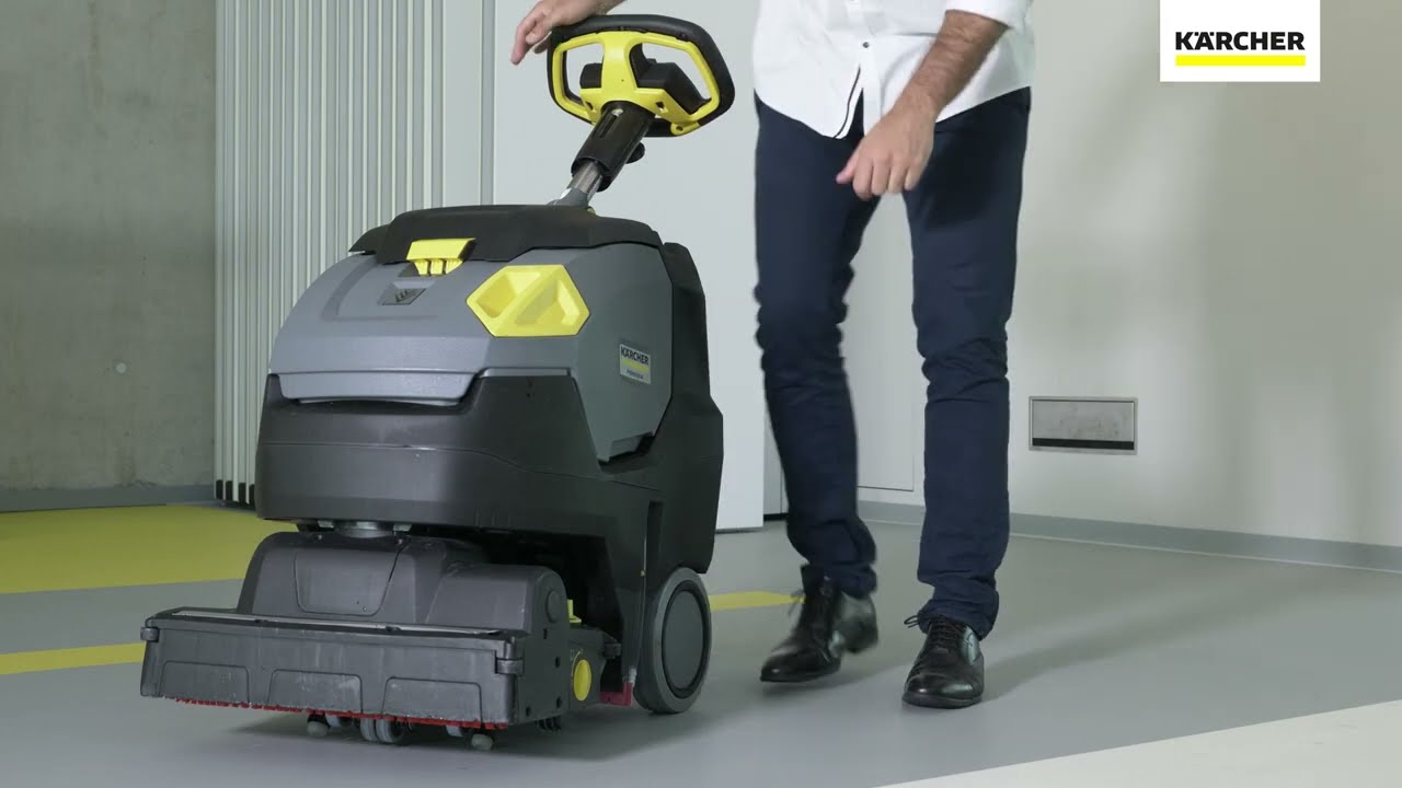 How to use the Kärcher scrubber drier BR 45/22 C Bp