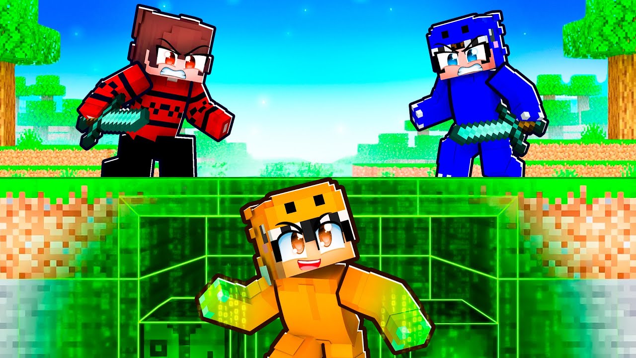 HUNTERS vs HACKER SPEEDRUNER In Minecraft!